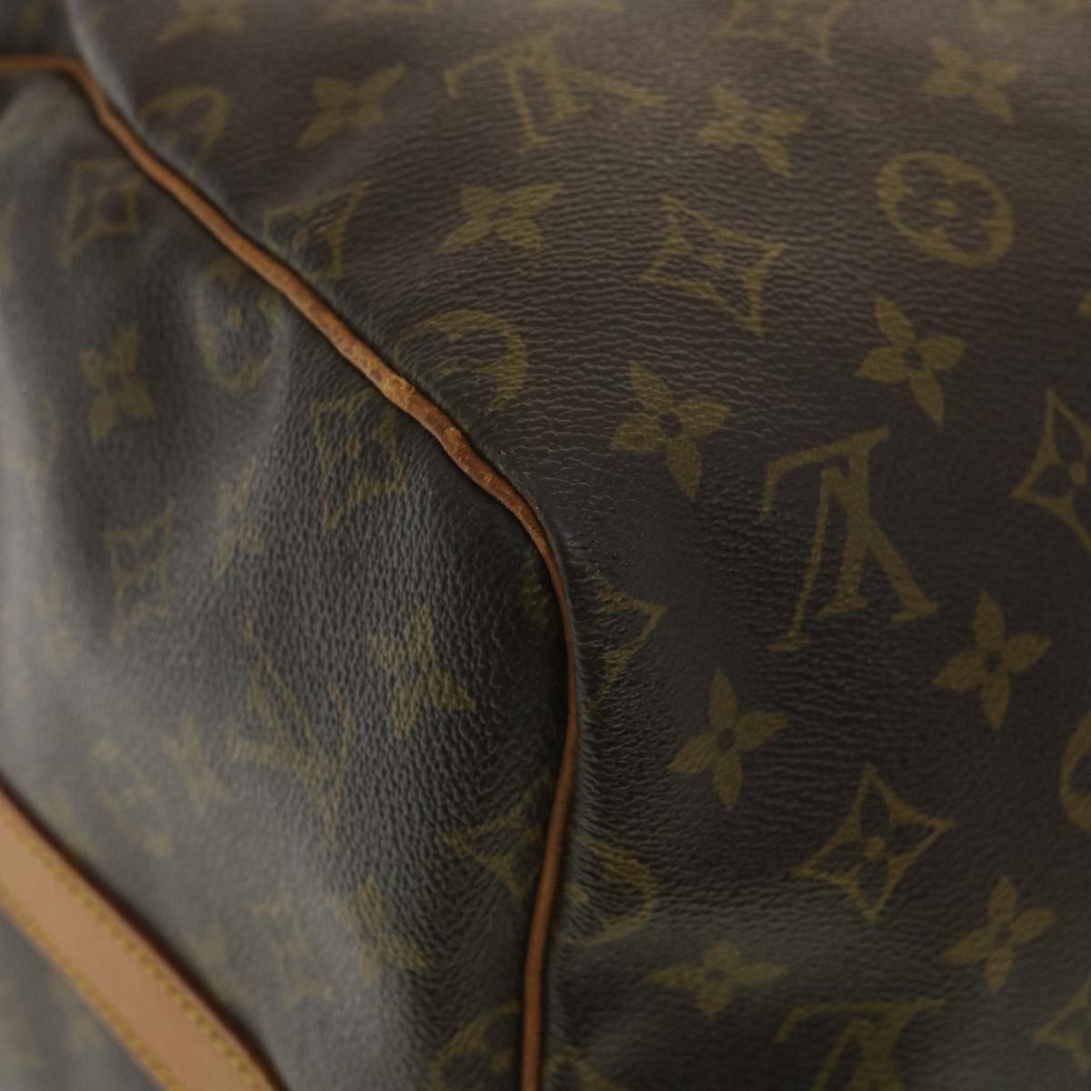 LOUIS VUITTON Monogram Keepall Bandouliere 55 Boston Bag M41414 LV Auth bs4003