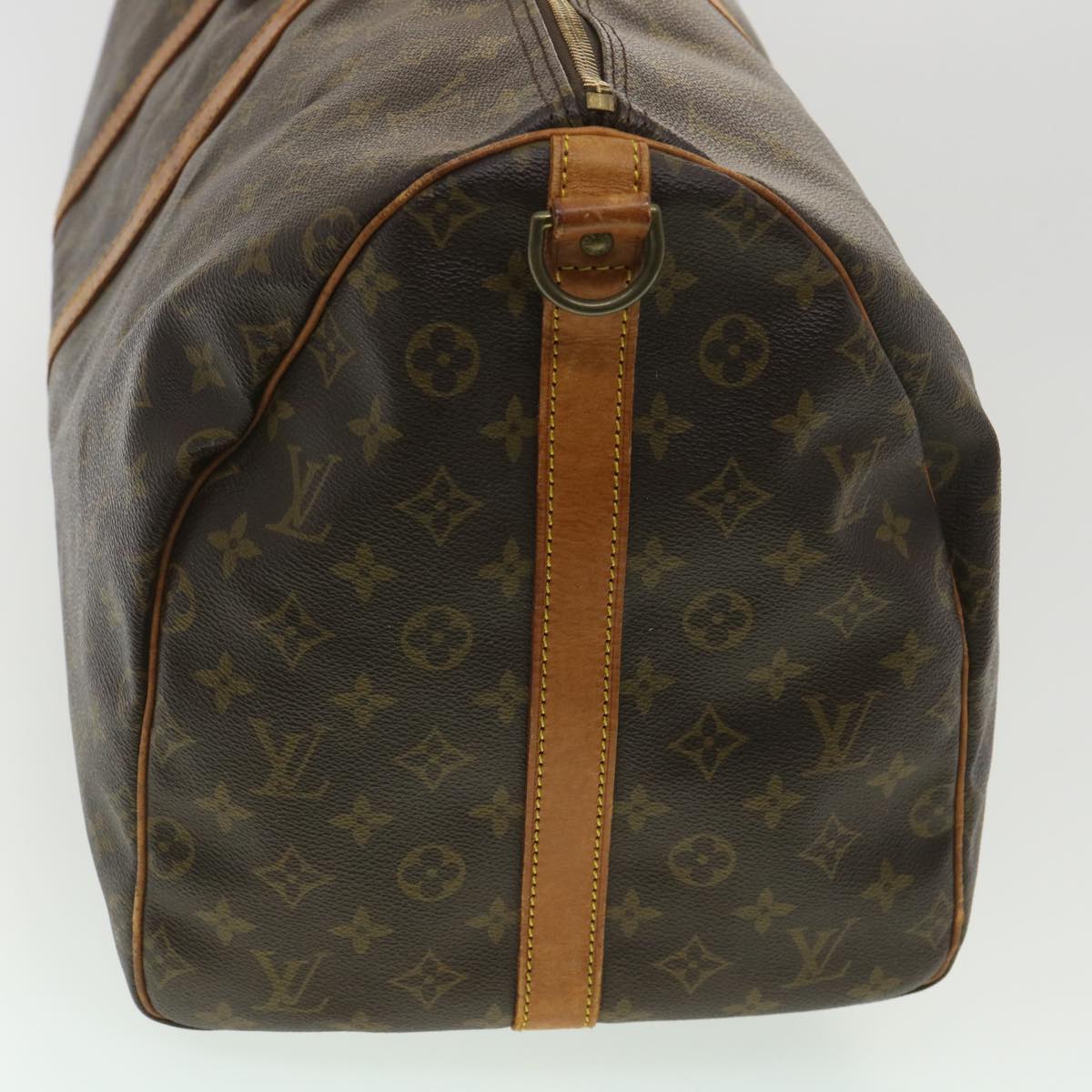 LOUIS VUITTON Monogram Keepall Bandouliere 55 Boston Bag M41414 LV Auth bs4003