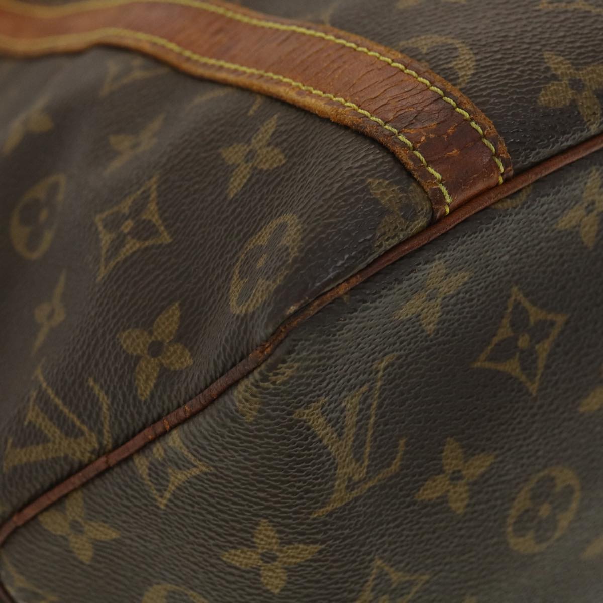 LOUIS VUITTON Monogram Sac Shopping Tote Bag M51108 LV Auth bs4004