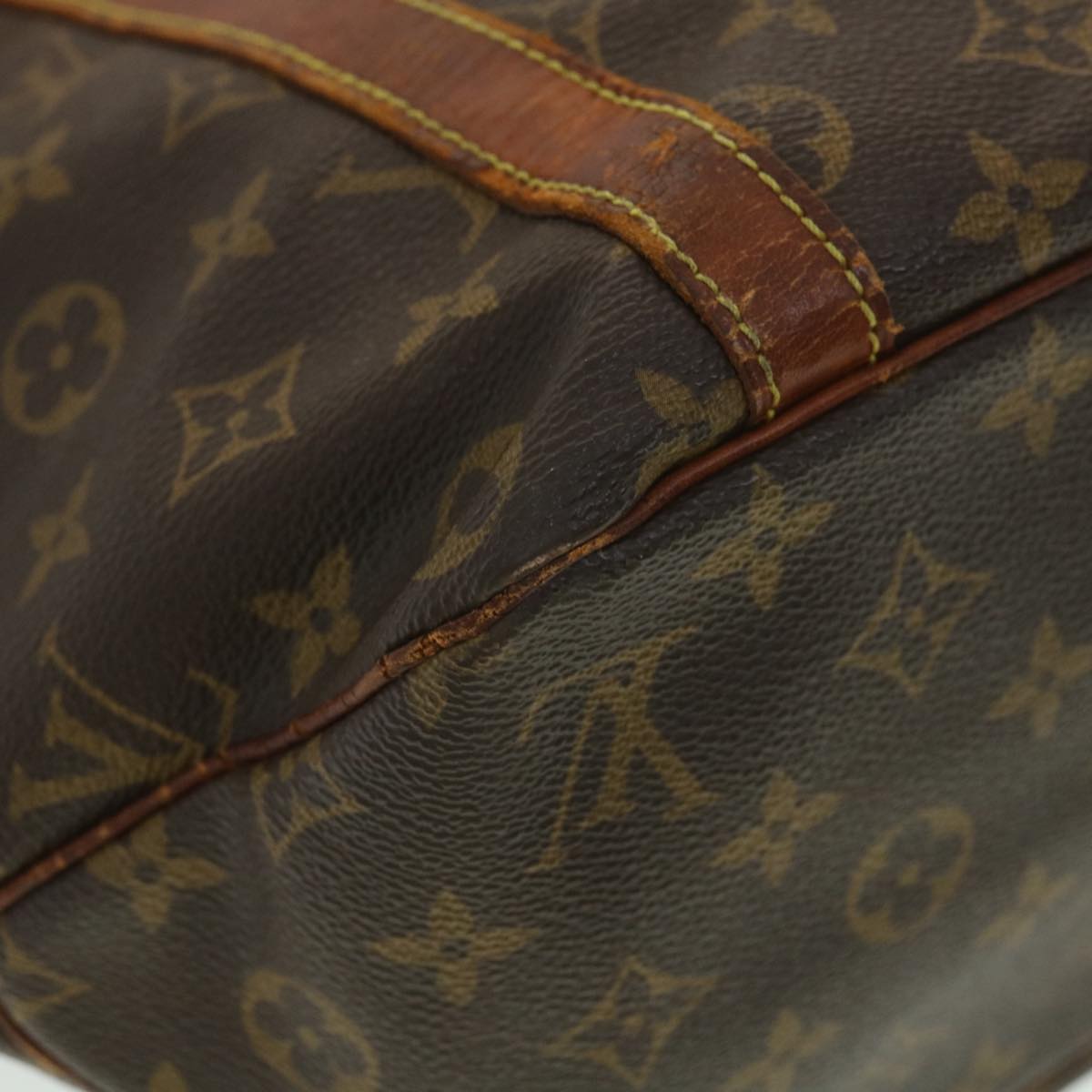 LOUIS VUITTON Monogram Sac Shopping Tote Bag M51108 LV Auth bs4004