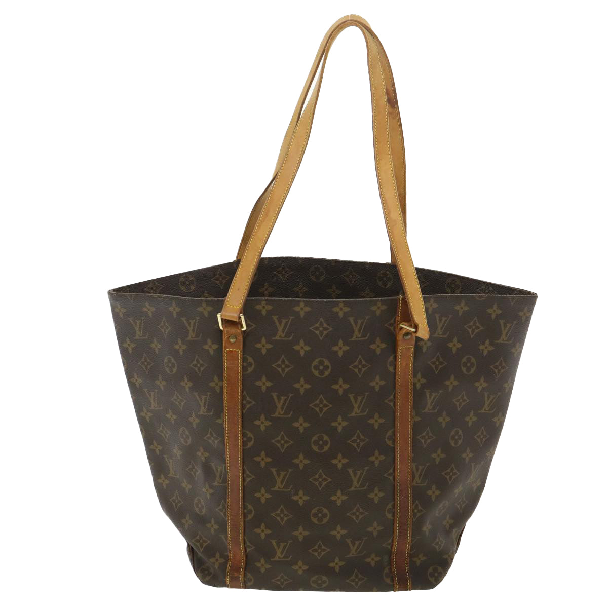 LOUIS VUITTON Monogram Sac Shopping Tote Bag M51108 LV Auth bs4004 - 0