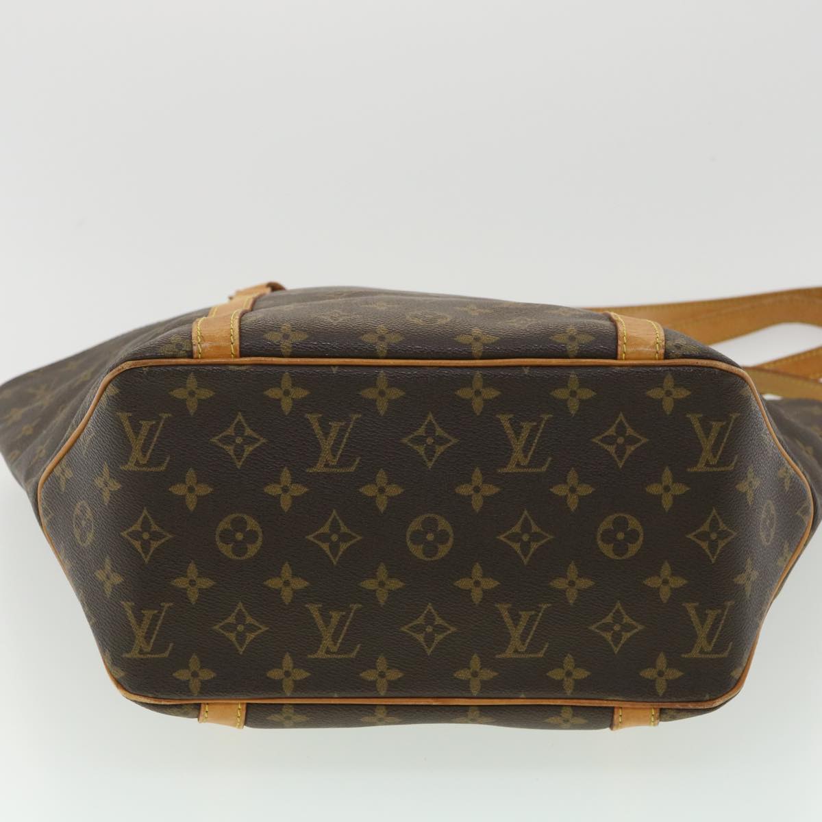 LOUIS VUITTON Monogram Sac Shopping Tote Bag M51108 LV Auth bs4009