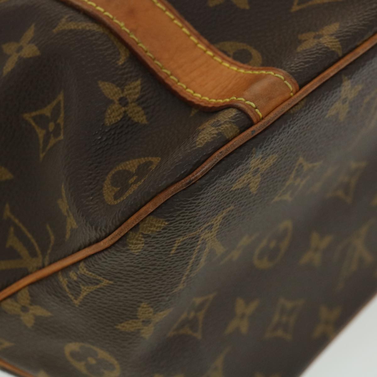 LOUIS VUITTON Monogram Sac Shopping Tote Bag M51108 LV Auth bs4010