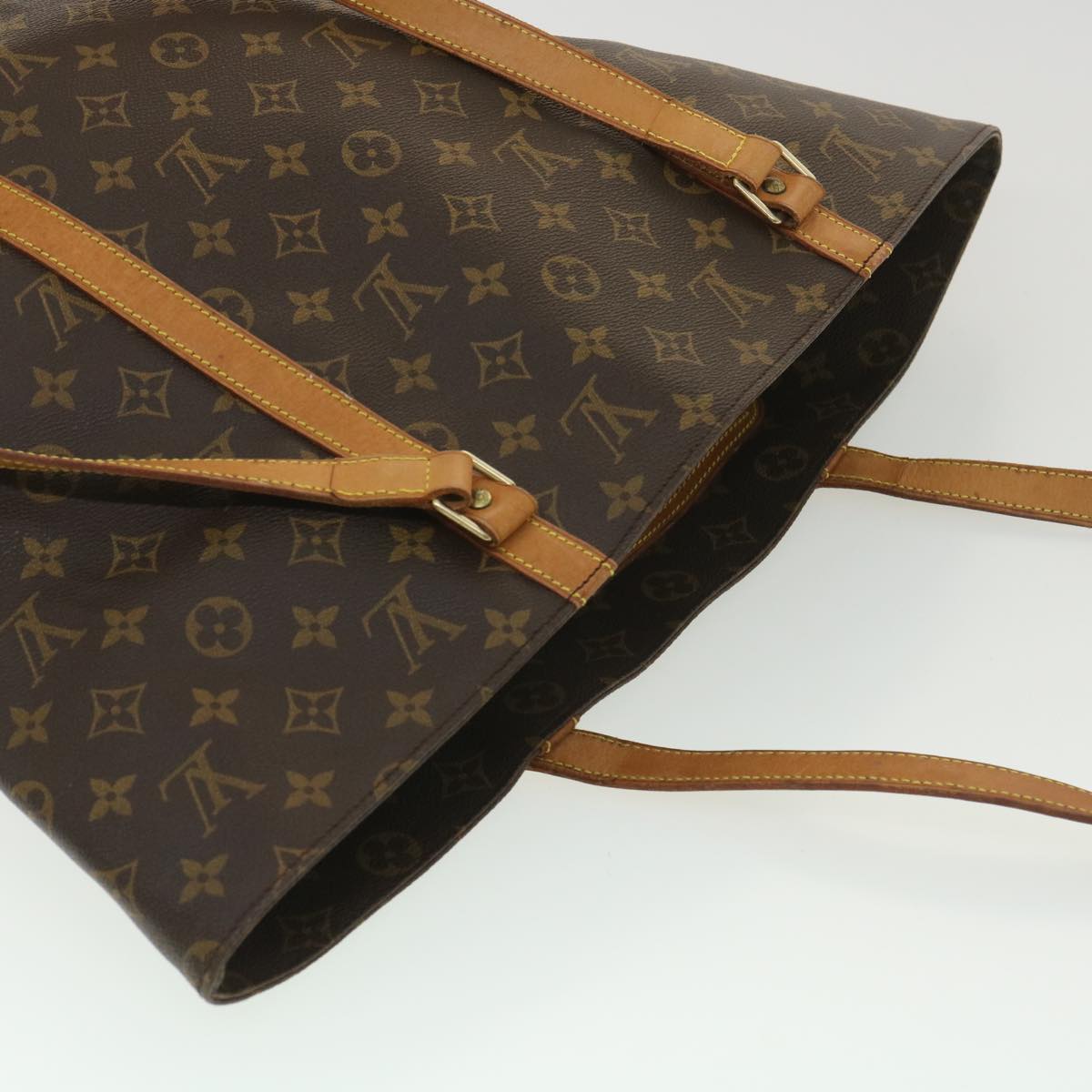 LOUIS VUITTON Monogram Sac Shopping Tote Bag M51108 LV Auth bs4010