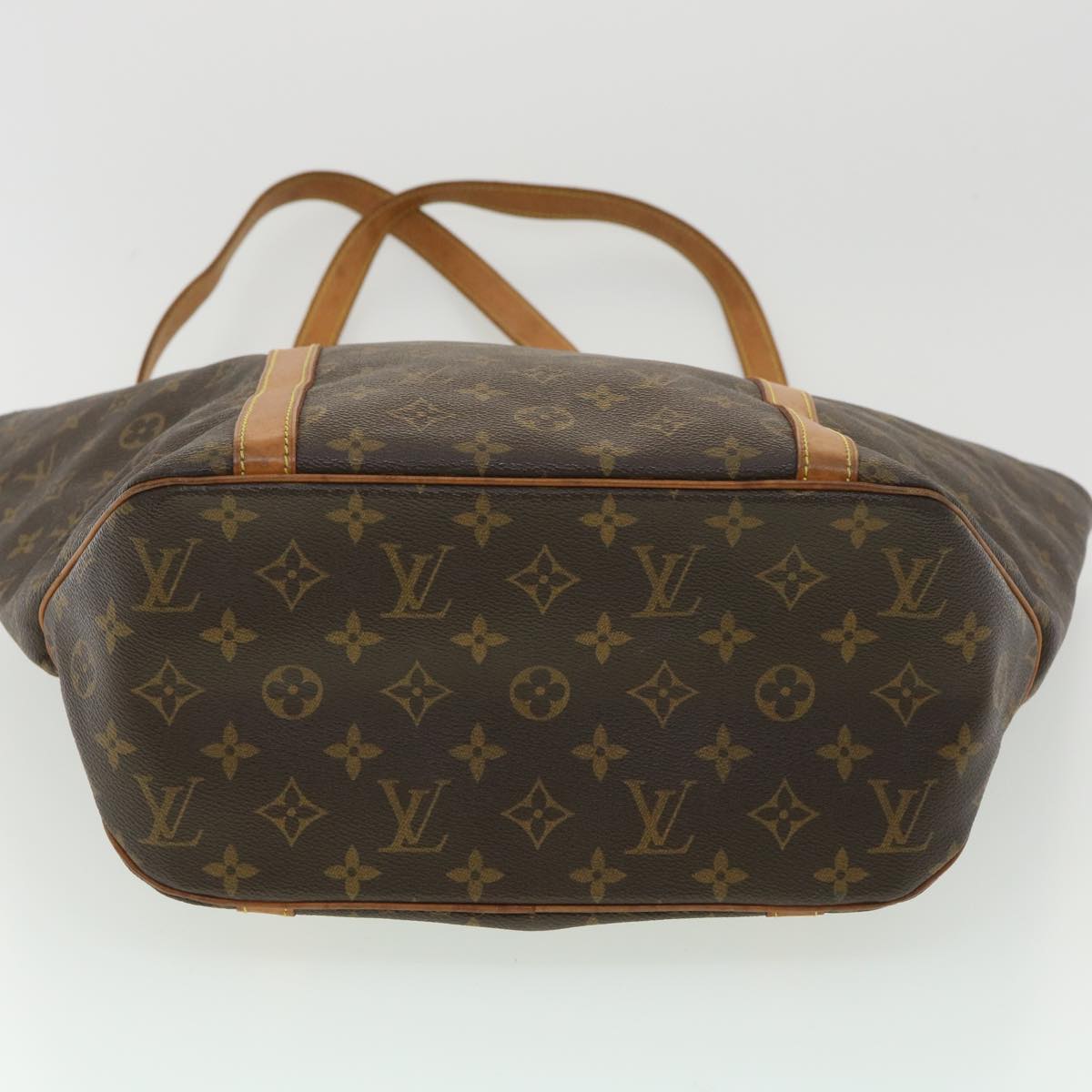 LOUIS VUITTON Monogram Sac Shopping Tote Bag M51108 LV Auth bs4010