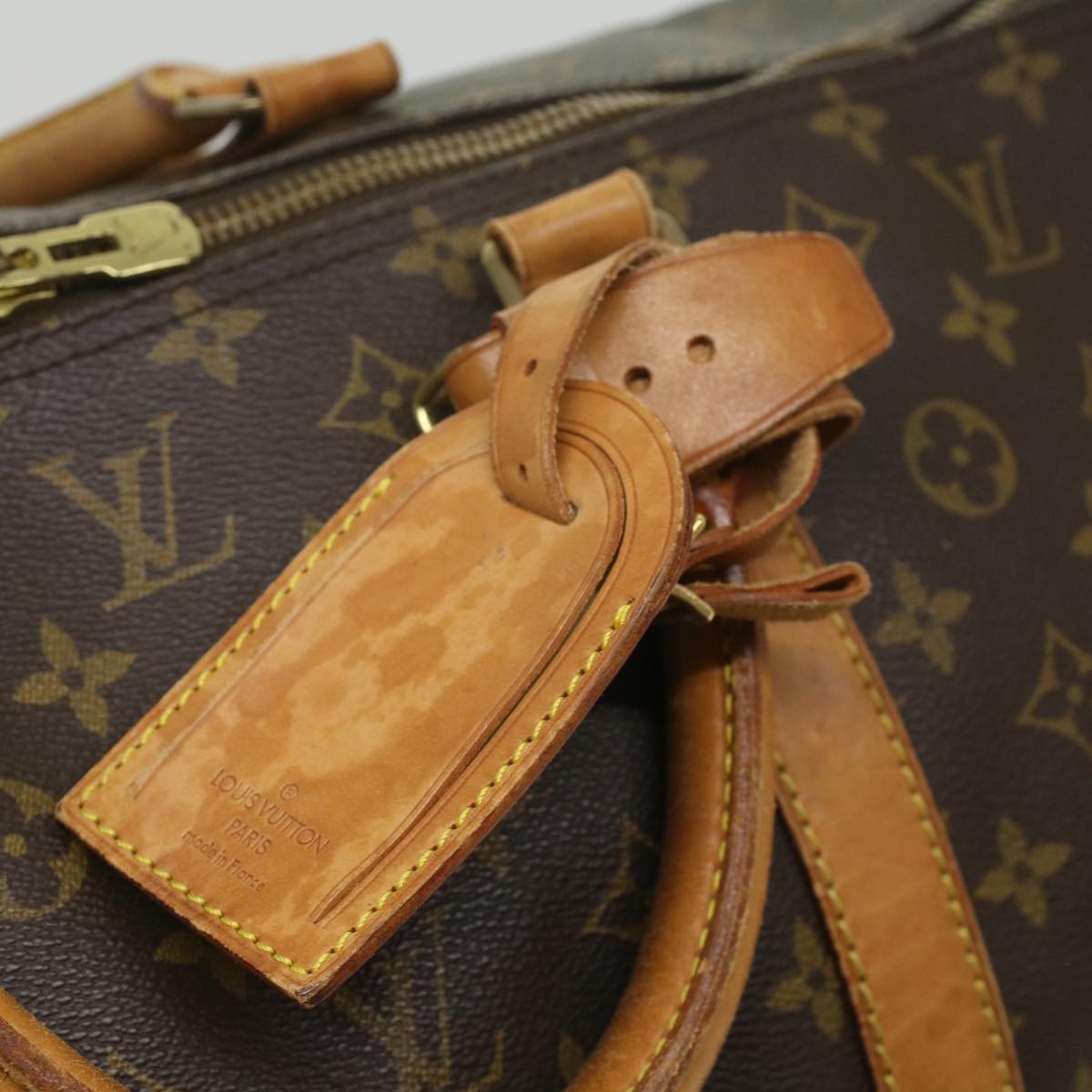 LOUIS VUITTON Monogram Keepall Bandouliere 60 Boston Bag M41412 LV Auth bs4023