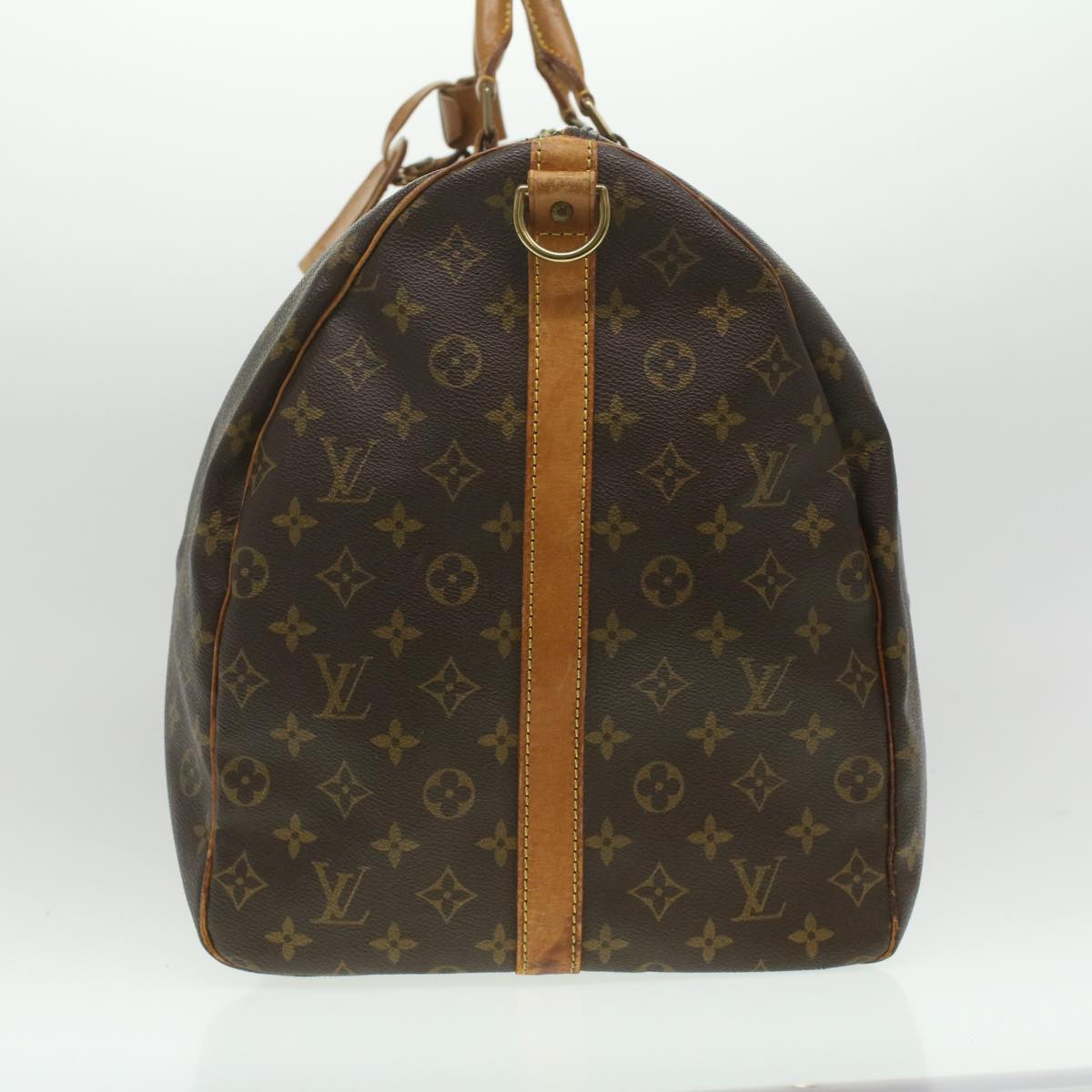 LOUIS VUITTON Monogram Keepall Bandouliere 60 Boston Bag M41412 LV Auth bs4023