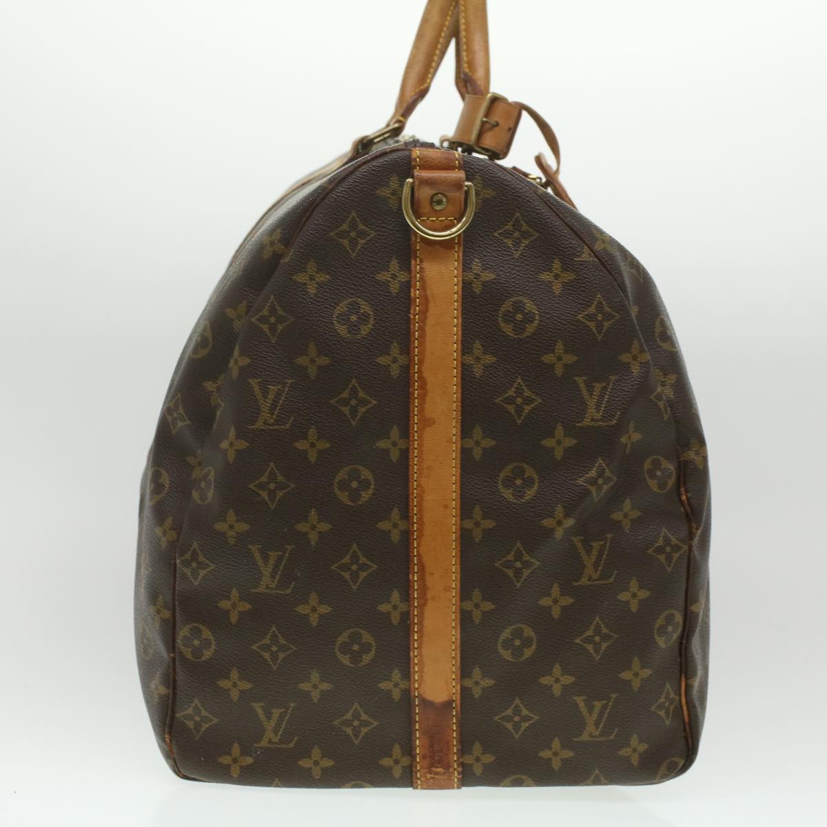 LOUIS VUITTON Monogram Keepall Bandouliere 60 Boston Bag M41412 LV Auth bs4023