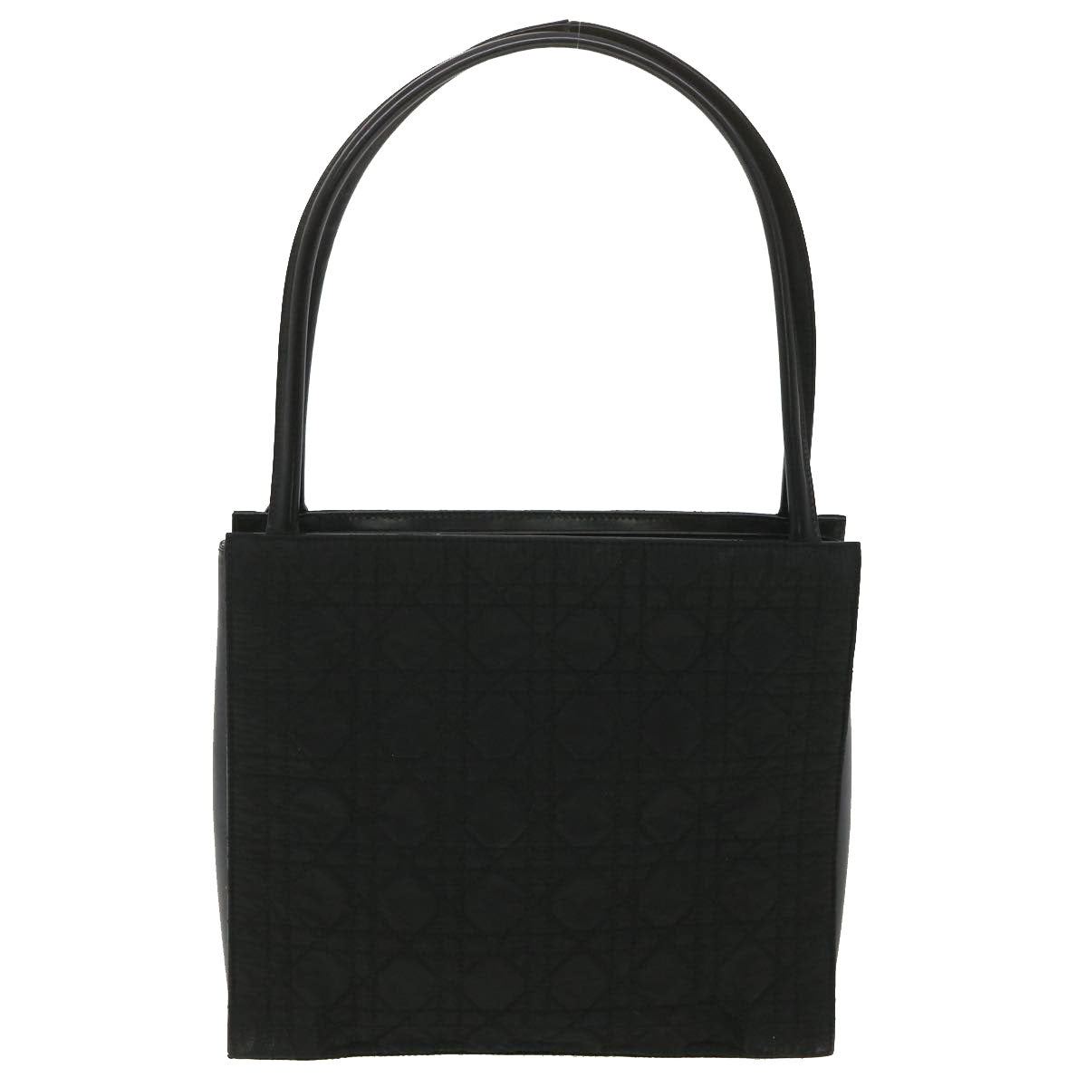 Christian Dior Lady Dior Canage Shoulder Bag Nylon Black Auth bs4030 - 0
