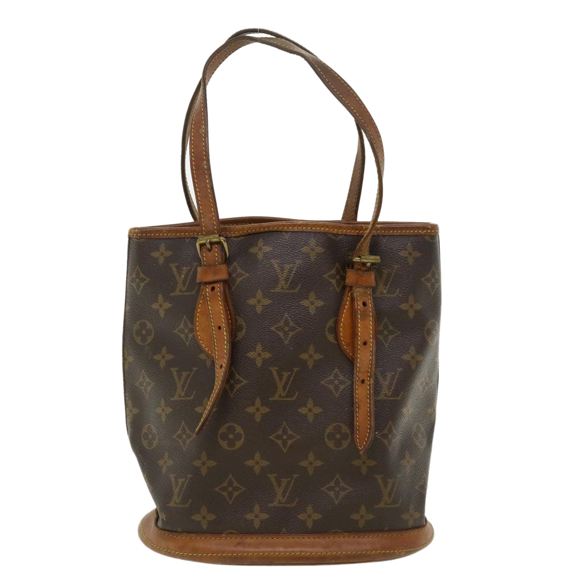 LOUIS VUITTON Monogram Bucket PM Shoulder Bag Vintage M42238 LV Auth bs4042 - 0