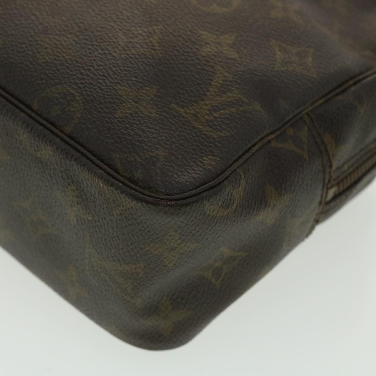 LOUIS VUITTON Monogram Trousse Toilette 28 Clutch Bag M47522 LV Auth bs4048