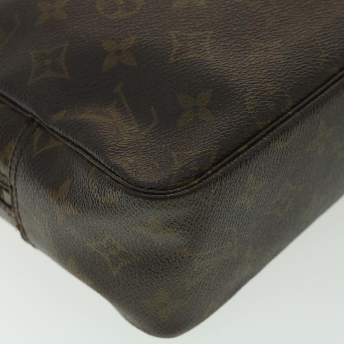 LOUIS VUITTON Monogram Trousse Toilette 28 Clutch Bag M47522 LV Auth bs4048