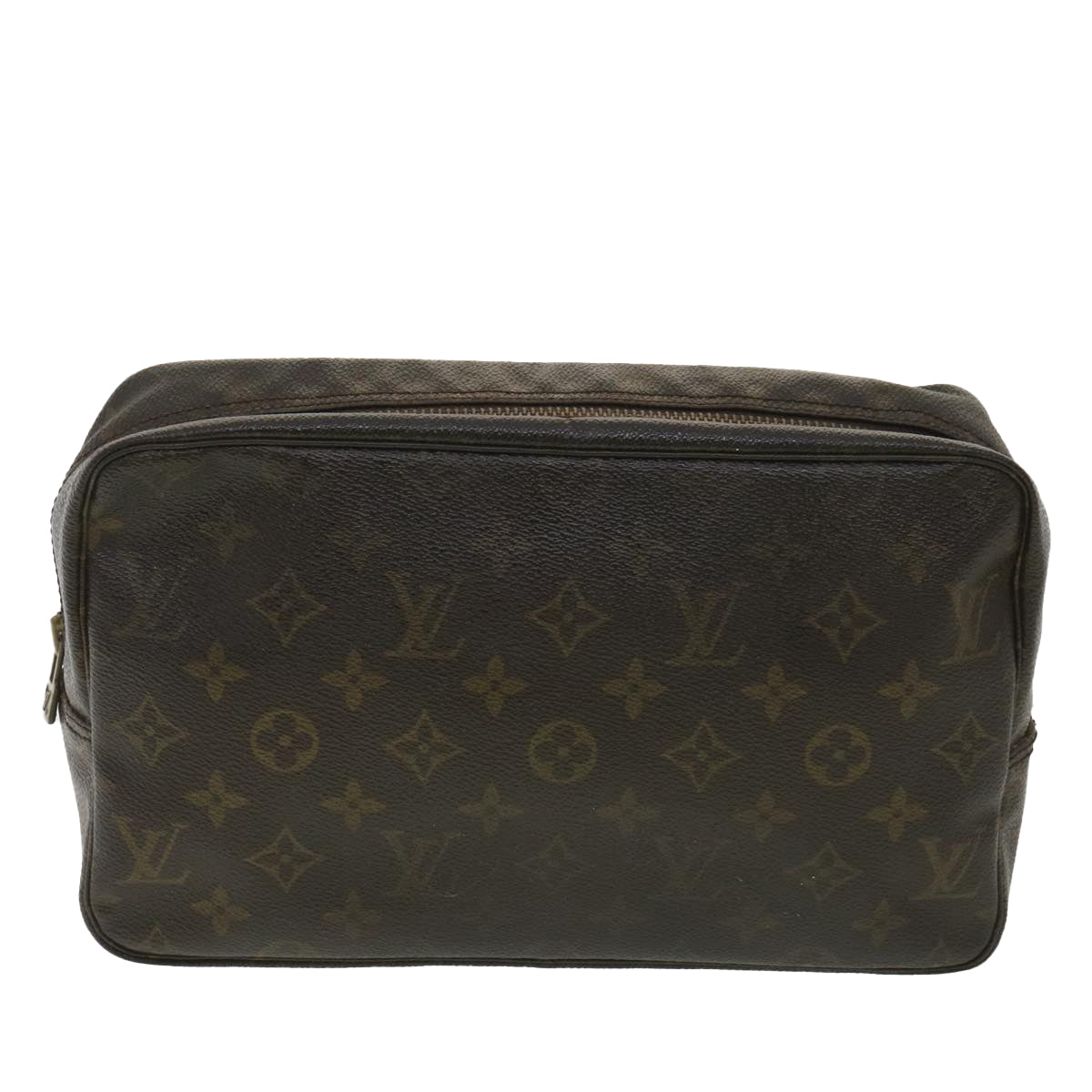 LOUIS VUITTON Monogram Trousse Toilette 28 Clutch Bag M47522 LV Auth bs4048