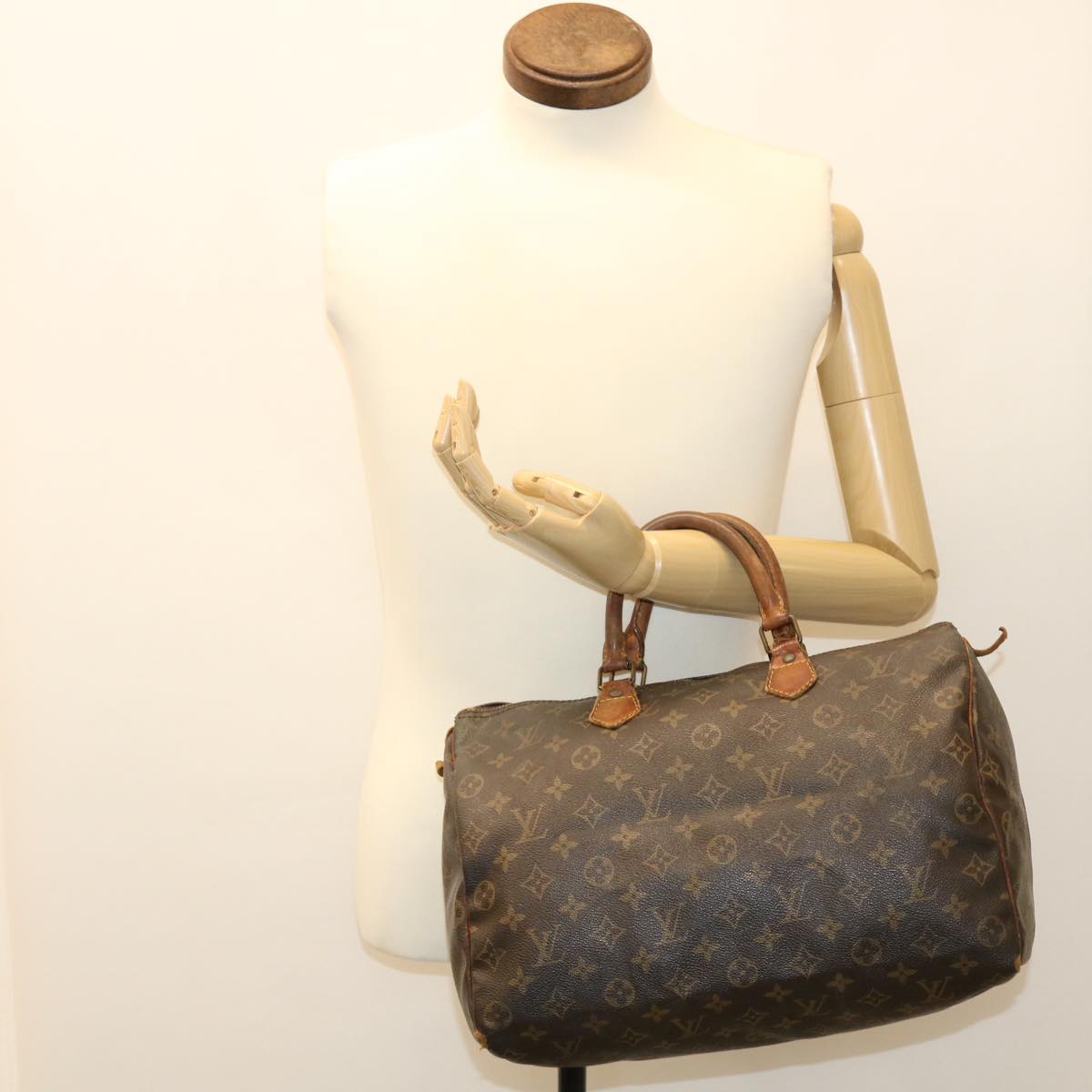 LOUIS VUITTON Monogram Speedy 30 Hand Bag M41526 LV Auth bs4071