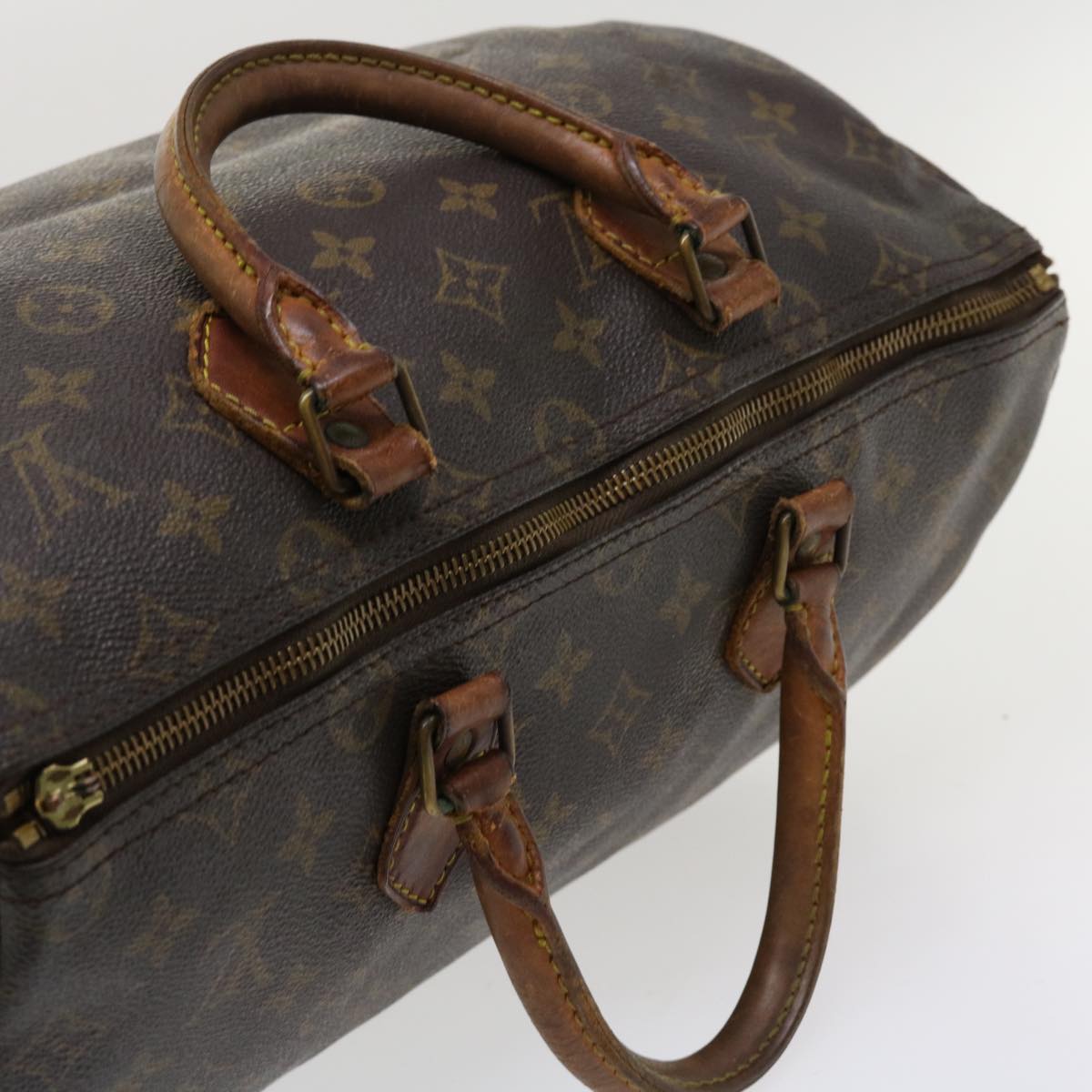 LOUIS VUITTON Monogram Speedy 30 Hand Bag M41526 LV Auth bs4071