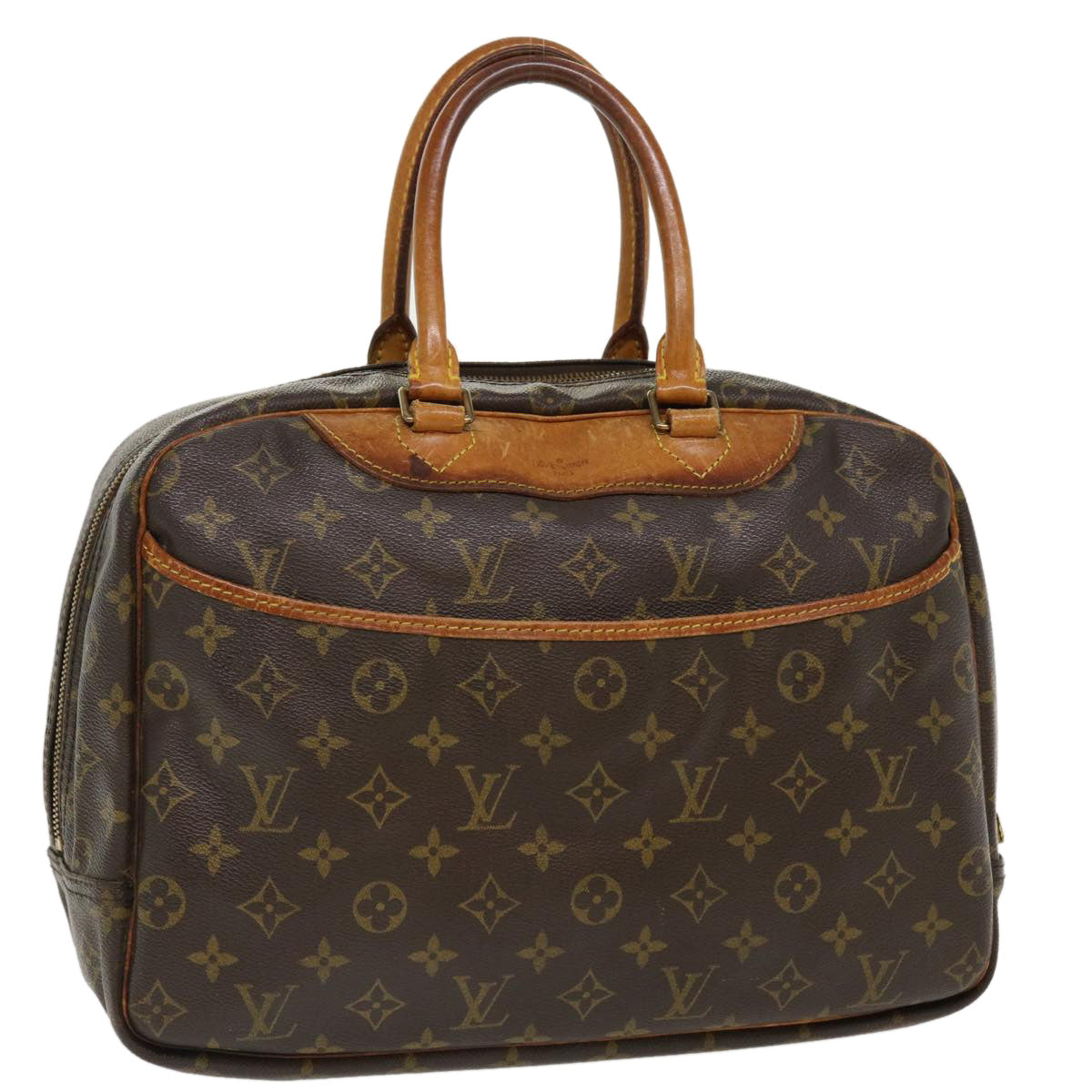 LOUIS VUITTON Monogram Deauville Hand Bag M47270 LV Auth bs4082