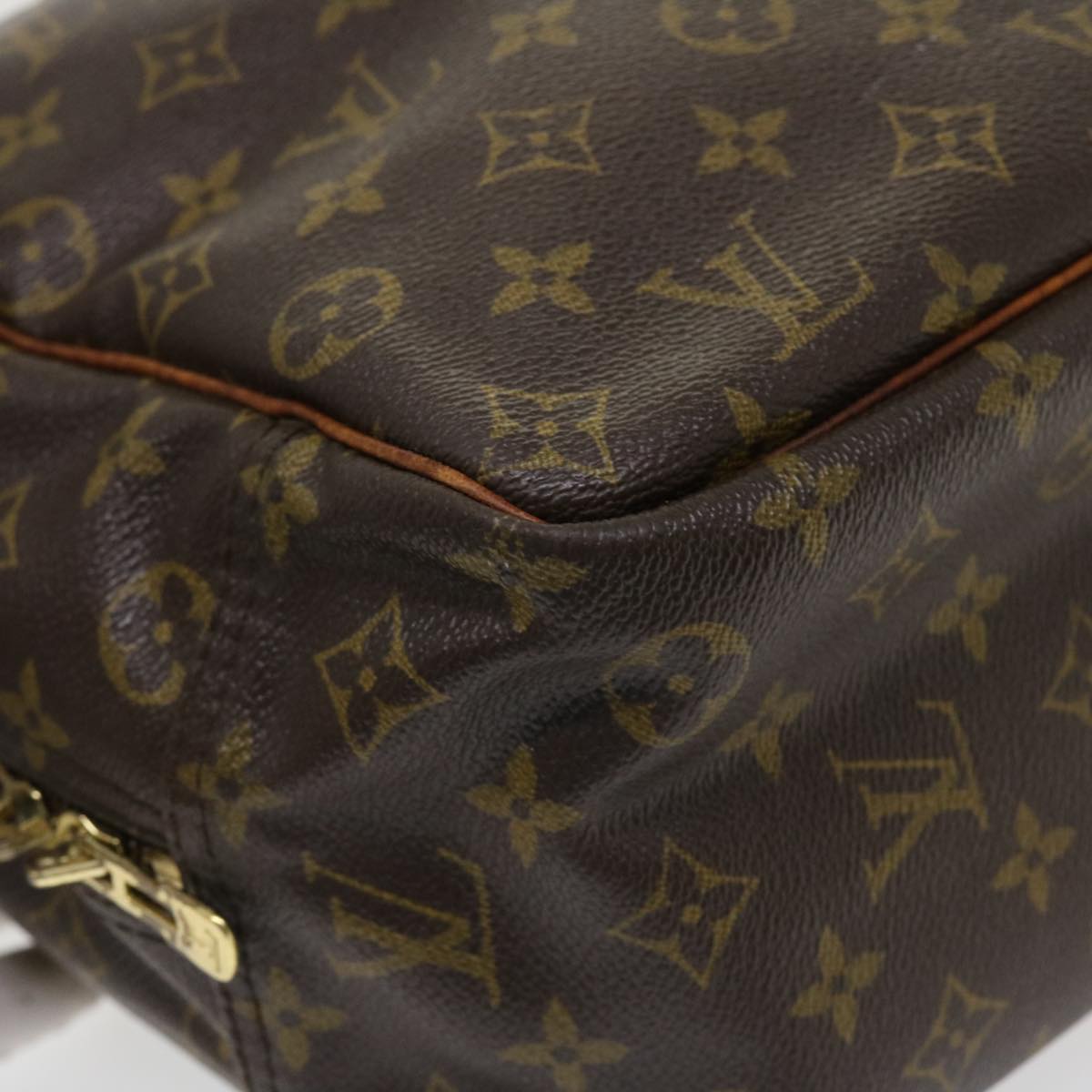 LOUIS VUITTON Monogram Deauville Hand Bag M47270 LV Auth bs4082