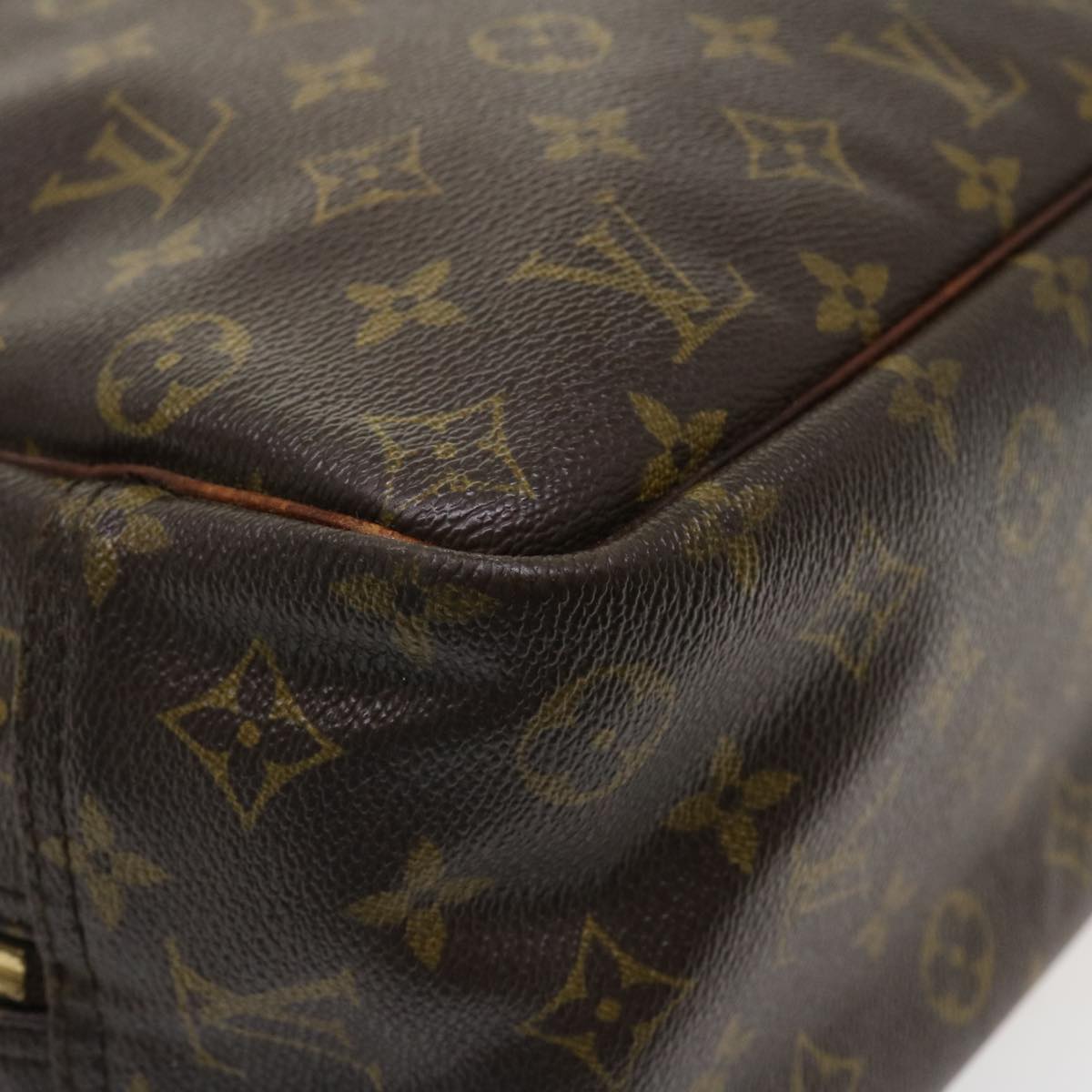 LOUIS VUITTON Monogram Deauville Hand Bag M47270 LV Auth bs4082