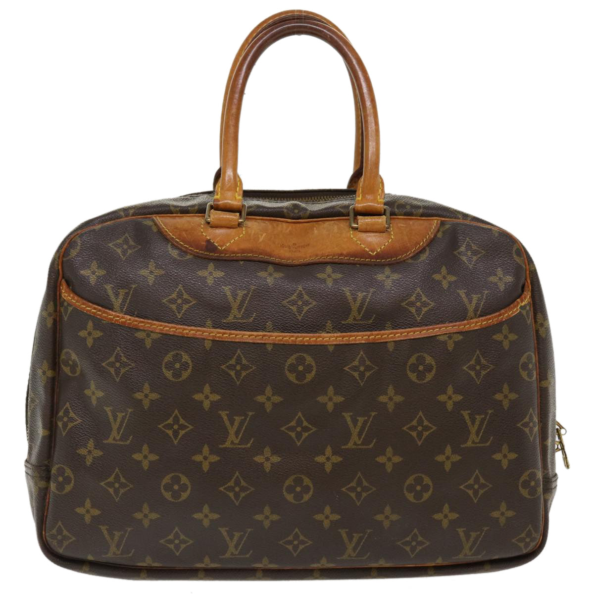 LOUIS VUITTON Monogram Deauville Hand Bag M47270 LV Auth bs4082