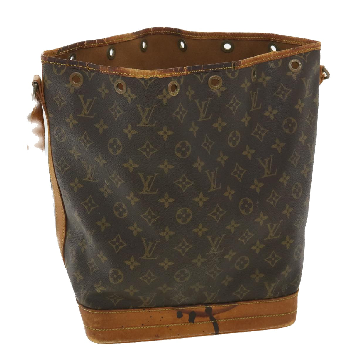 LOUIS VUITTON Monogram Noe Shoulder Bag M42224 LV Auth bs4160