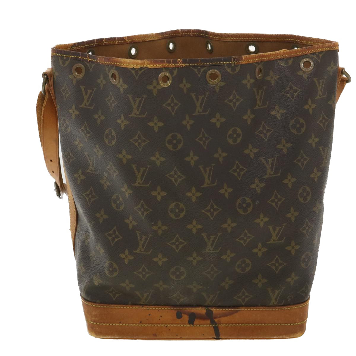 LOUIS VUITTON Monogram Noe Shoulder Bag M42224 LV Auth bs4160