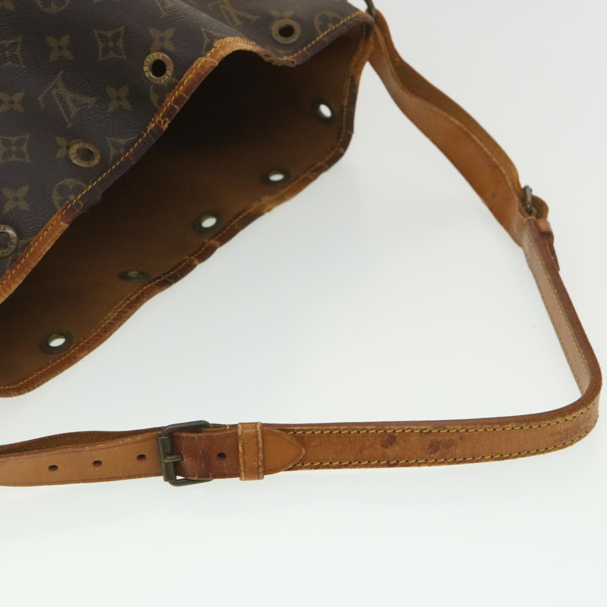 LOUIS VUITTON Monogram Noe Shoulder Bag M42224 LV Auth bs4160