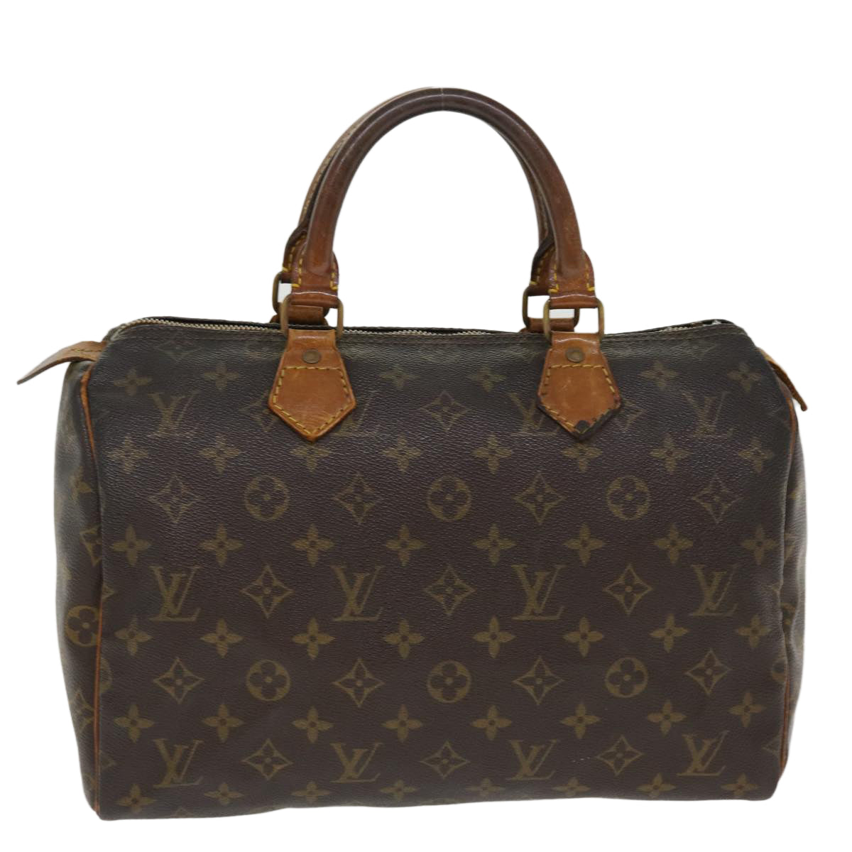 LOUIS VUITTON Monogram Speedy 30 Hand Bag M41526 LV Auth bs4161