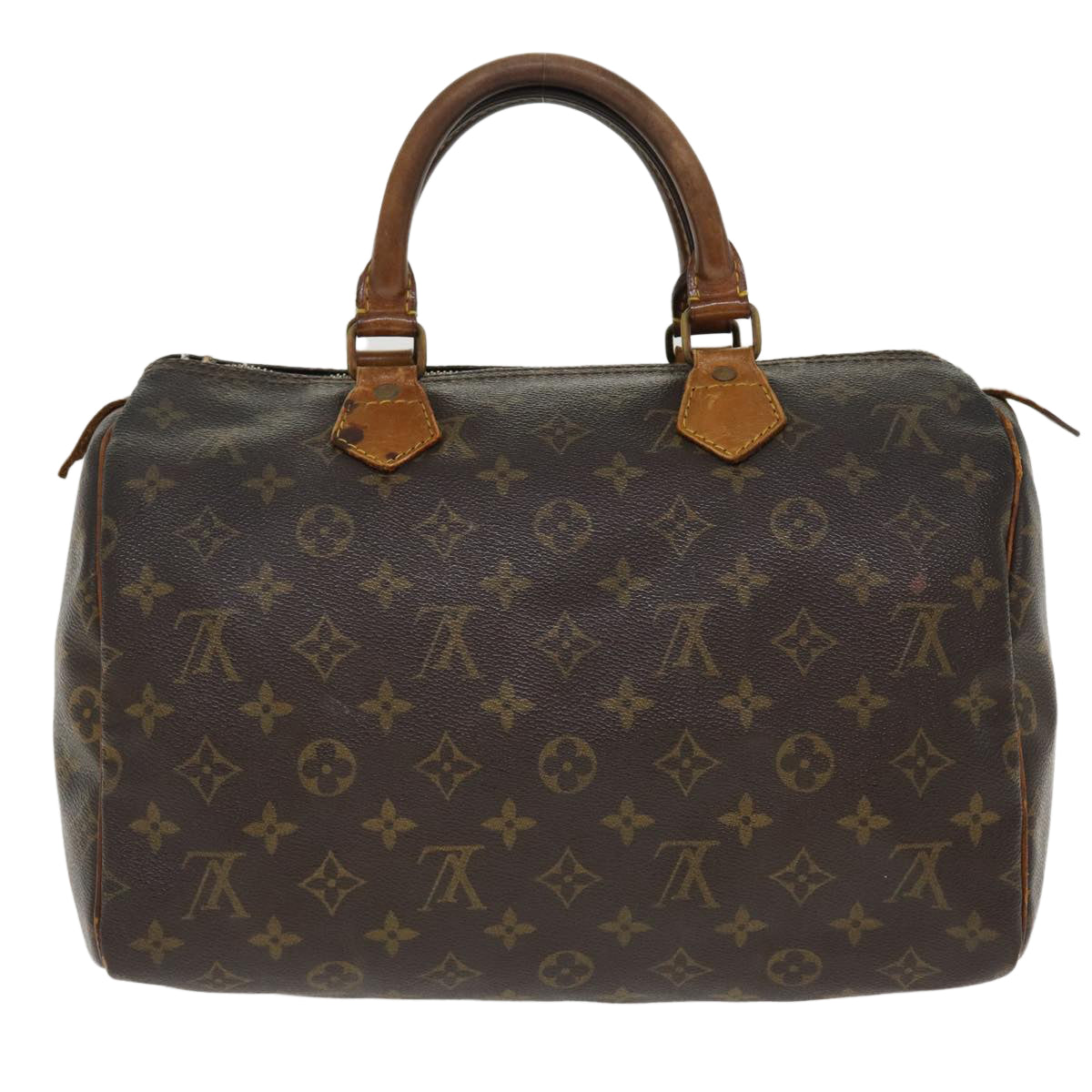 LOUIS VUITTON Monogram Speedy 30 Hand Bag M41526 LV Auth bs4161