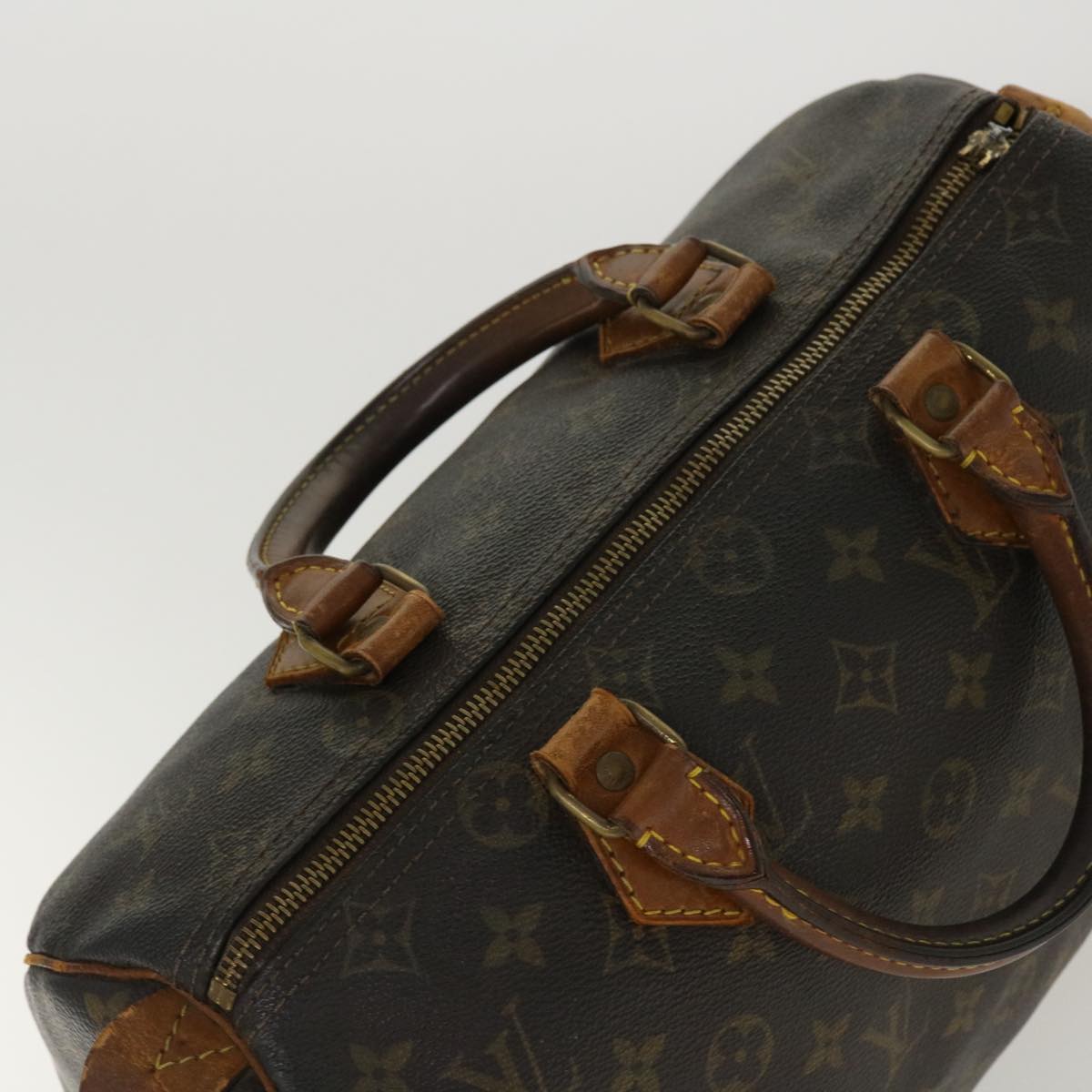 LOUIS VUITTON Monogram Speedy 30 Hand Bag M41526 LV Auth bs4161