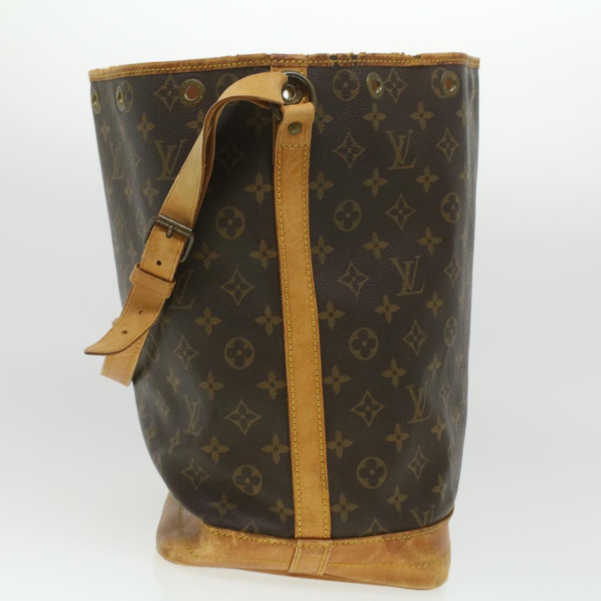 LOUIS VUITTON Monogram Noe Shoulder Bag M42224 LV Auth bs4168