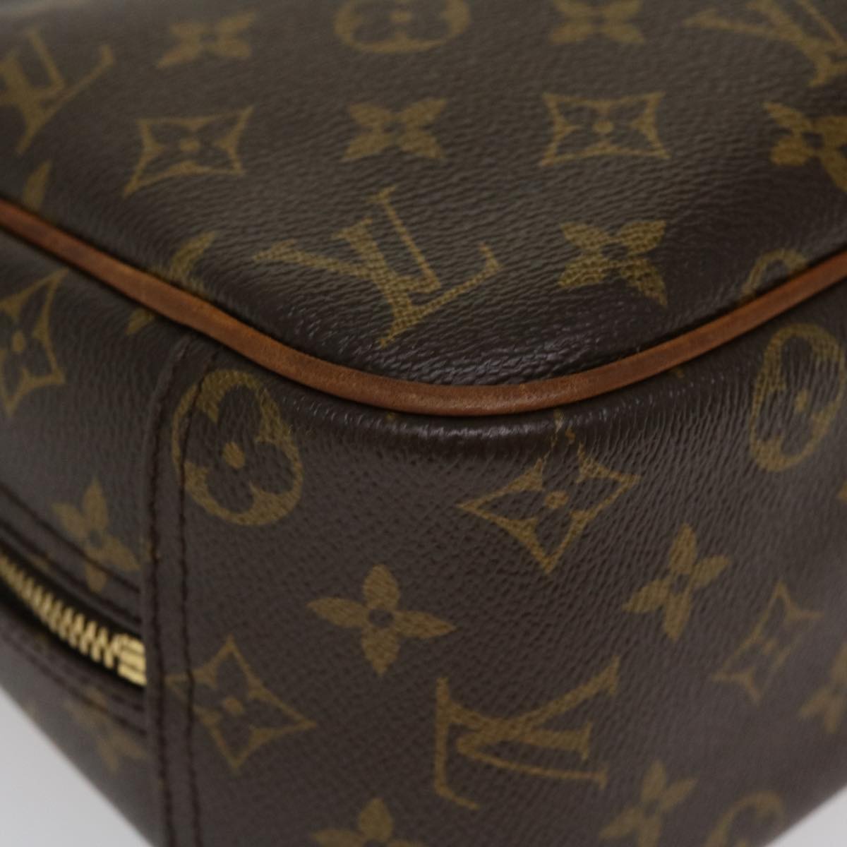 LOUIS VUITTON Monogram Trouville Hand Bag M42228 LV Auth bs4175