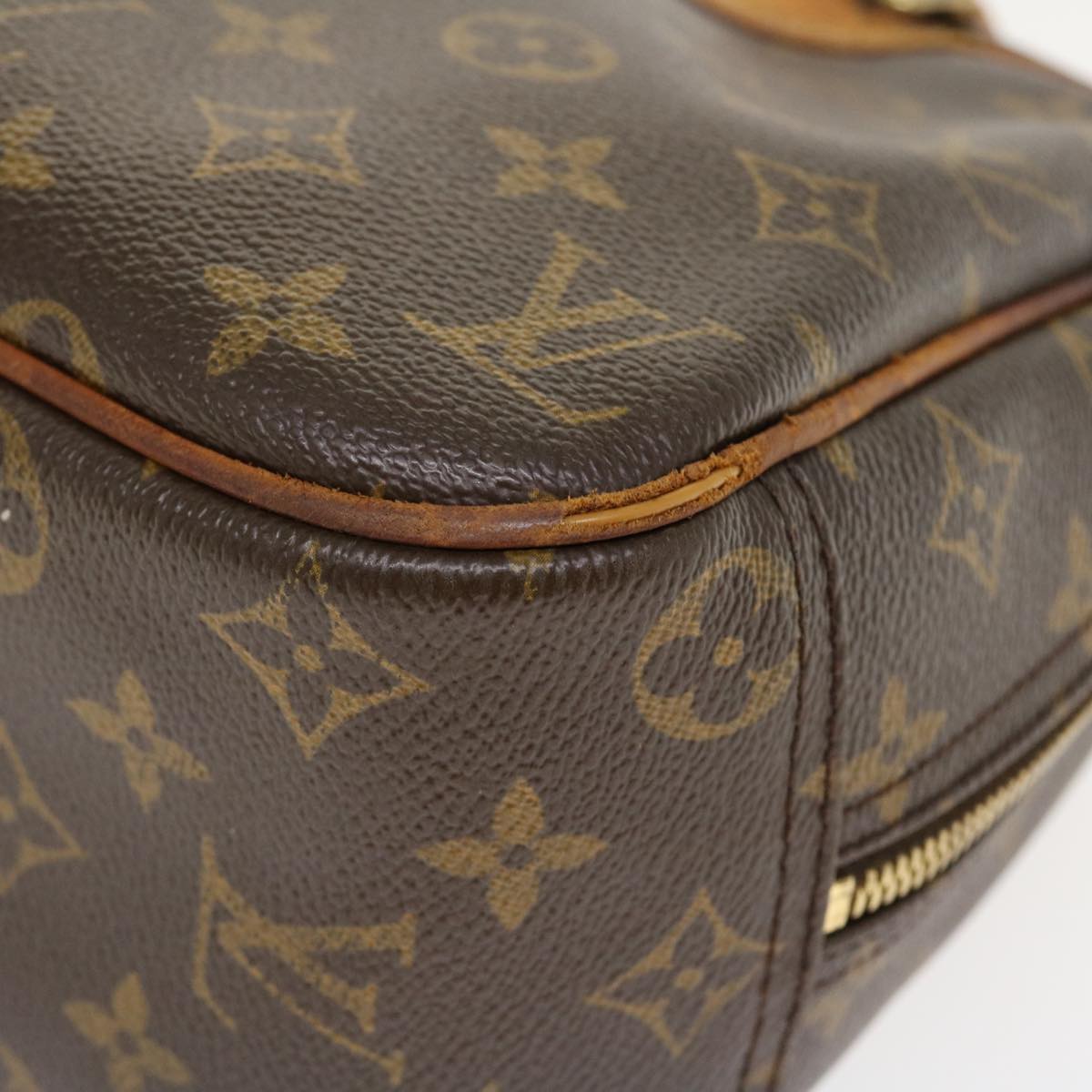 LOUIS VUITTON Monogram Trouville Hand Bag M42228 LV Auth bs4175