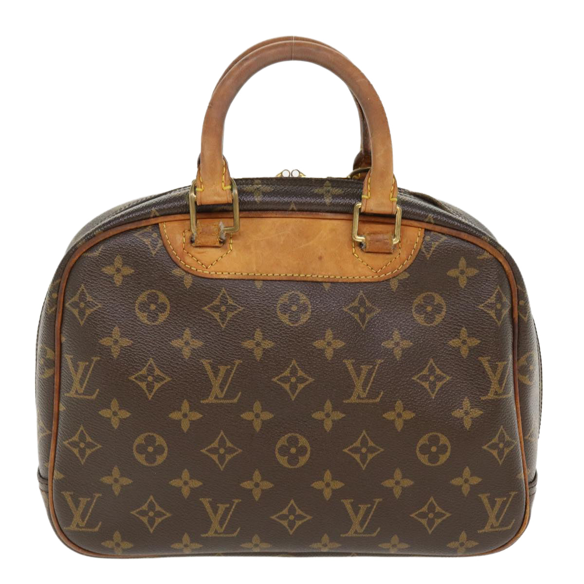 LOUIS VUITTON Monogram Trouville Hand Bag M42228 LV Auth bs4175