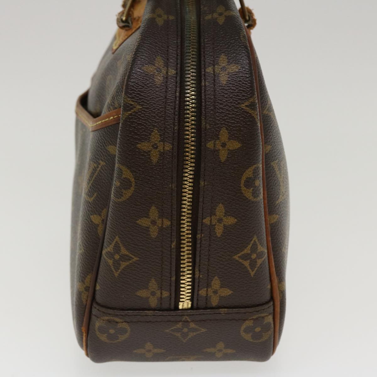 LOUIS VUITTON Monogram Trouville Hand Bag M42228 LV Auth bs4175