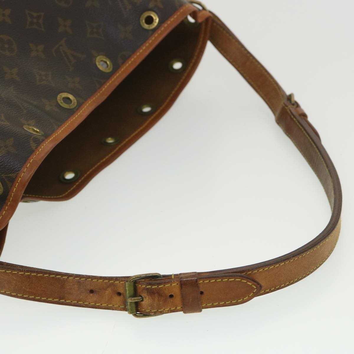 LOUIS VUITTON Monogram Noe Shoulder Bag M42224 LV Auth bs4180