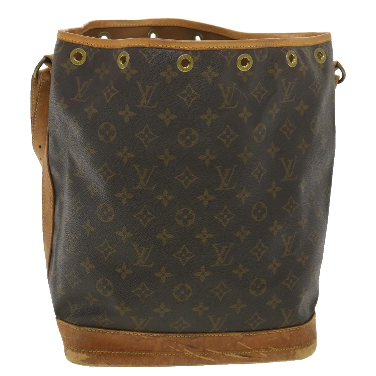 LOUIS VUITTON Monogram Noe Shoulder Bag M42224 LV Auth bs4190