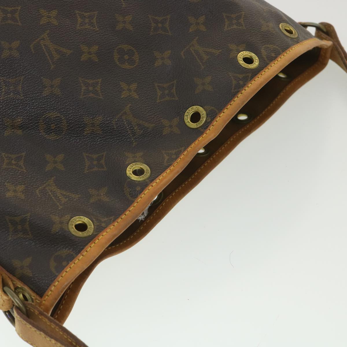 LOUIS VUITTON Monogram Noe Shoulder Bag M42224 LV Auth bs4190