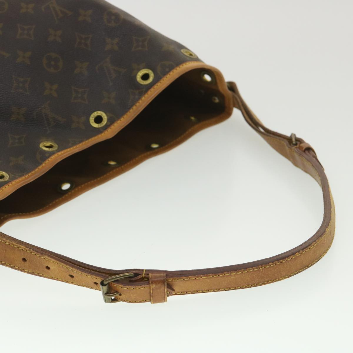 LOUIS VUITTON Monogram Noe Shoulder Bag M42224 LV Auth bs4190