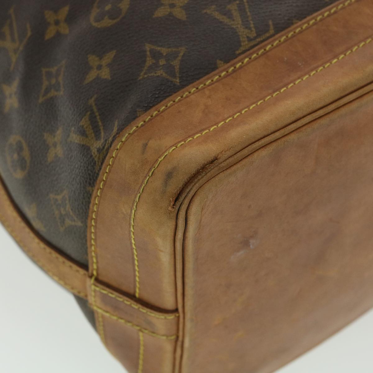 LOUIS VUITTON Monogram Noe Shoulder Bag M42224 LV Auth bs4191