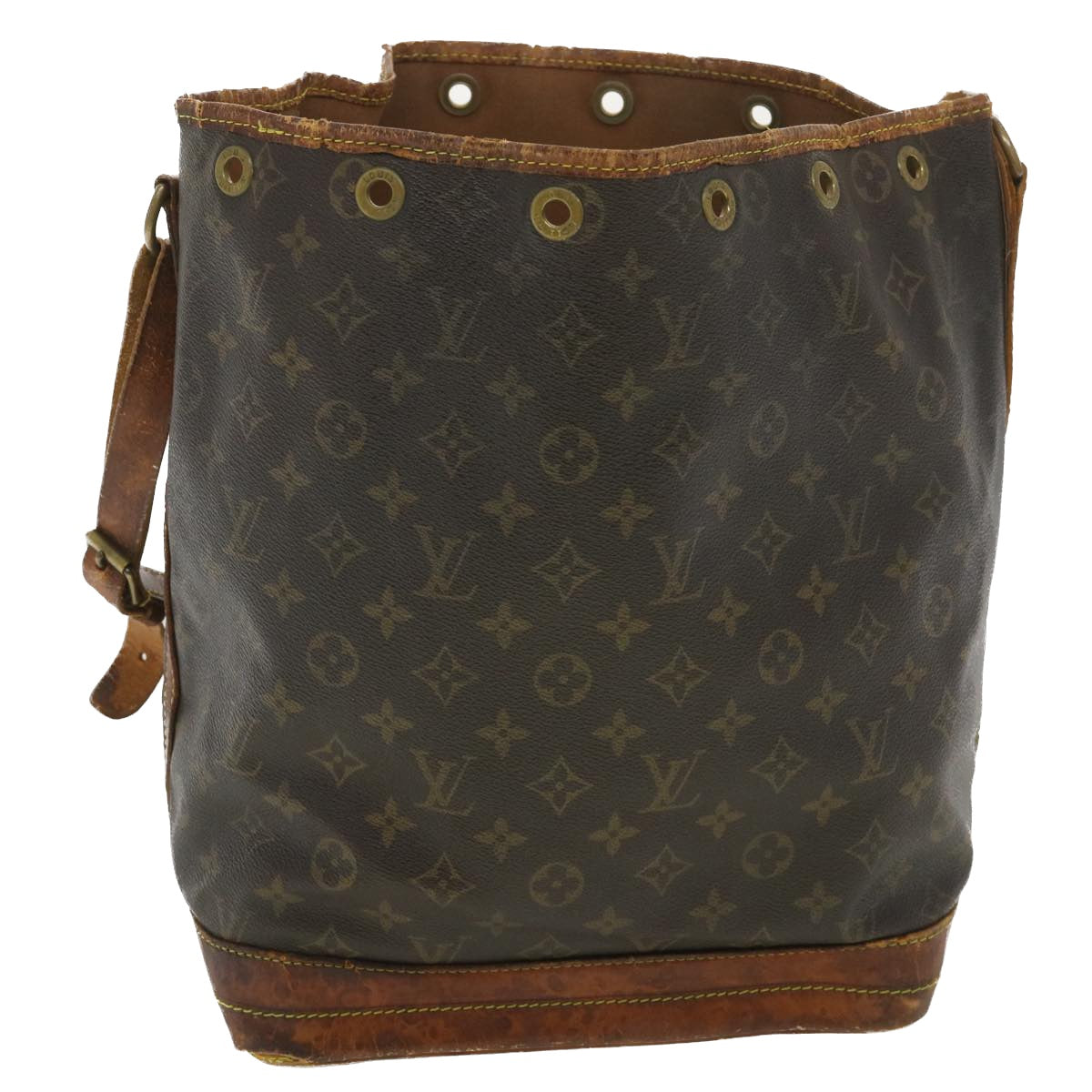 LOUIS VUITTON Monogram Noe Shoulder Bag M42224 LV Auth bs4192