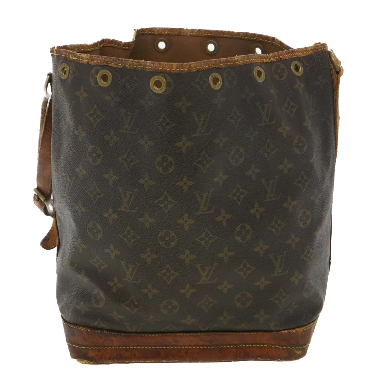 LOUIS VUITTON Monogram Noe Shoulder Bag M42224 LV Auth bs4192