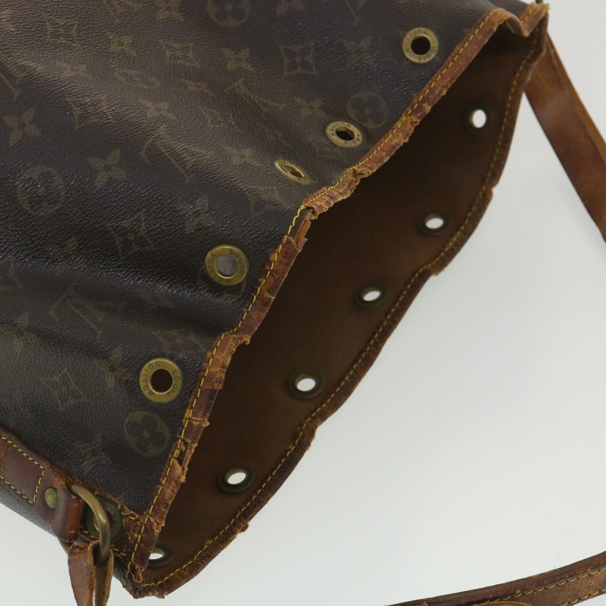 LOUIS VUITTON Monogram Noe Shoulder Bag M42224 LV Auth bs4192