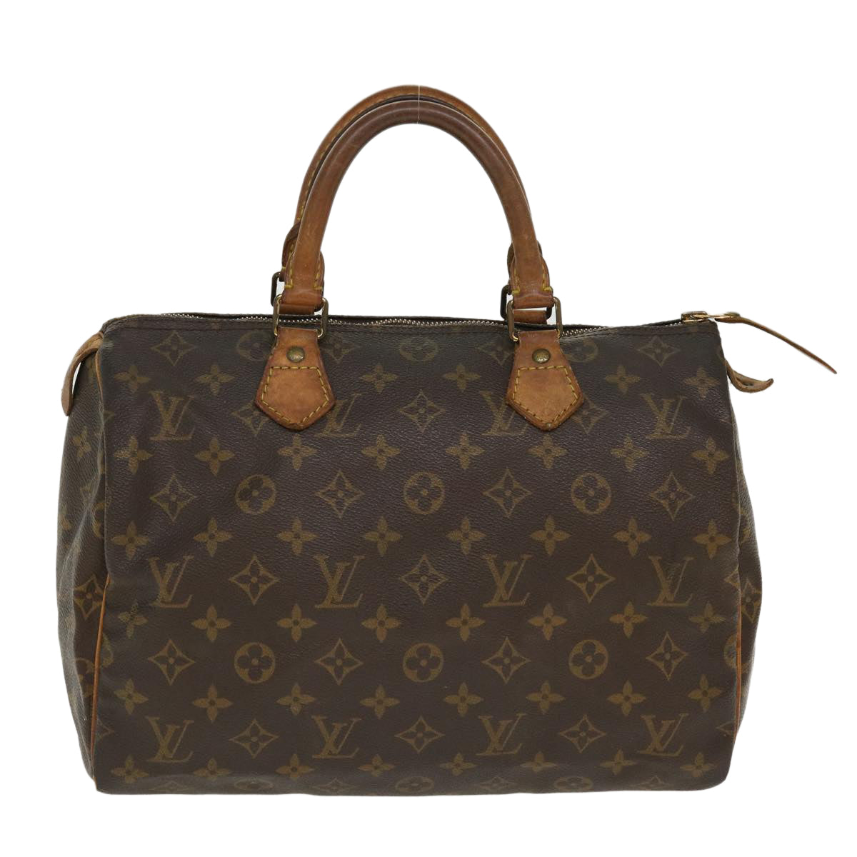 LOUIS VUITTON Monogram Speedy 30 Hand Bag M41526 LV Auth bs4203