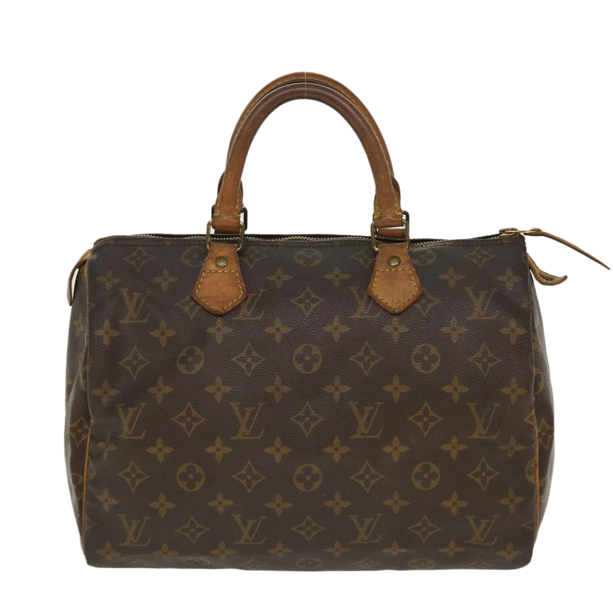 LOUIS VUITTON Monogram Speedy 30 Hand Bag M41526 LV Auth bs4203