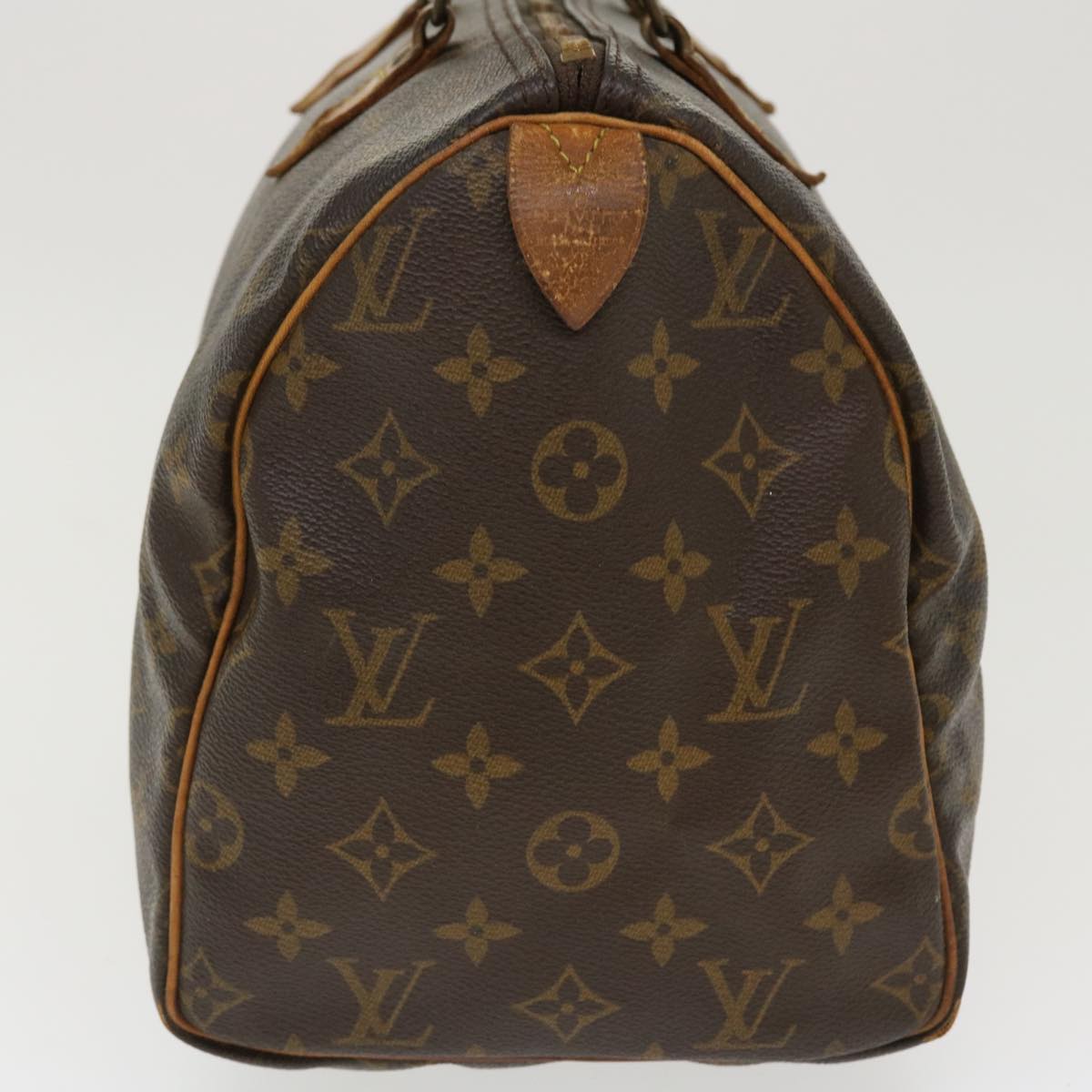 LOUIS VUITTON Monogram Speedy 30 Hand Bag M41526 LV Auth bs4203