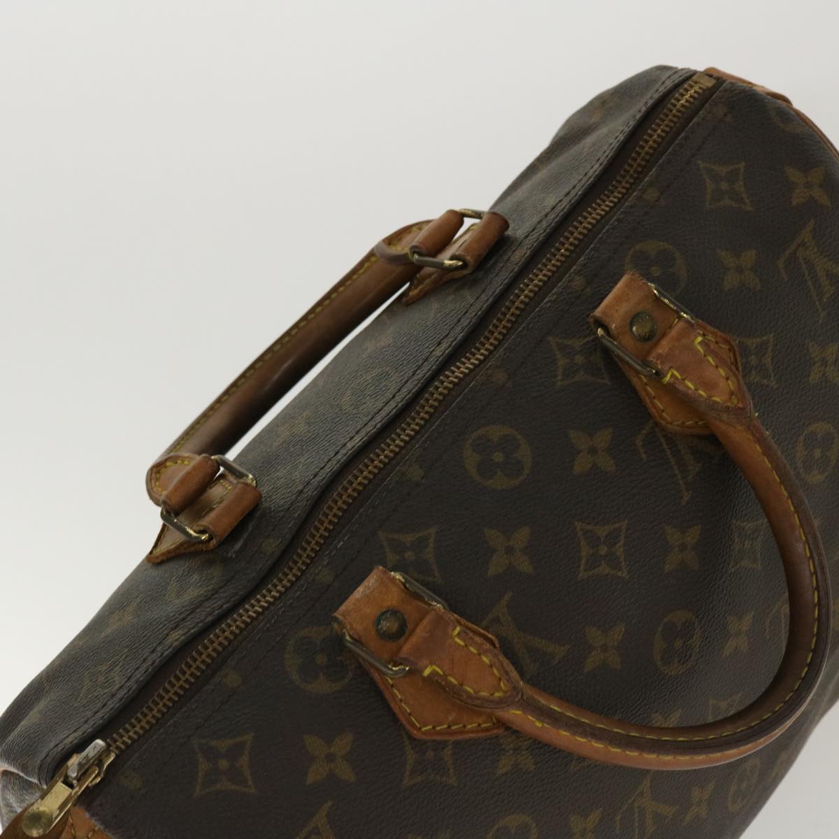 LOUIS VUITTON Monogram Speedy 30 Hand Bag M41526 LV Auth bs4203