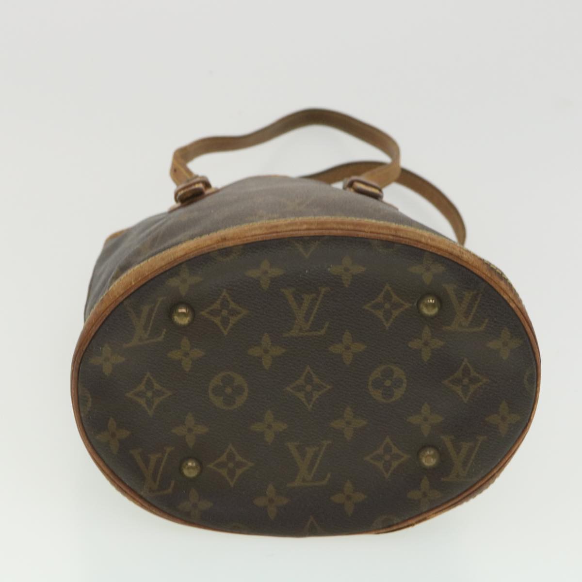 LOUIS VUITTON Monogram Bucket PM Shoulder Bag Vintage M42238 LV Auth bs4210