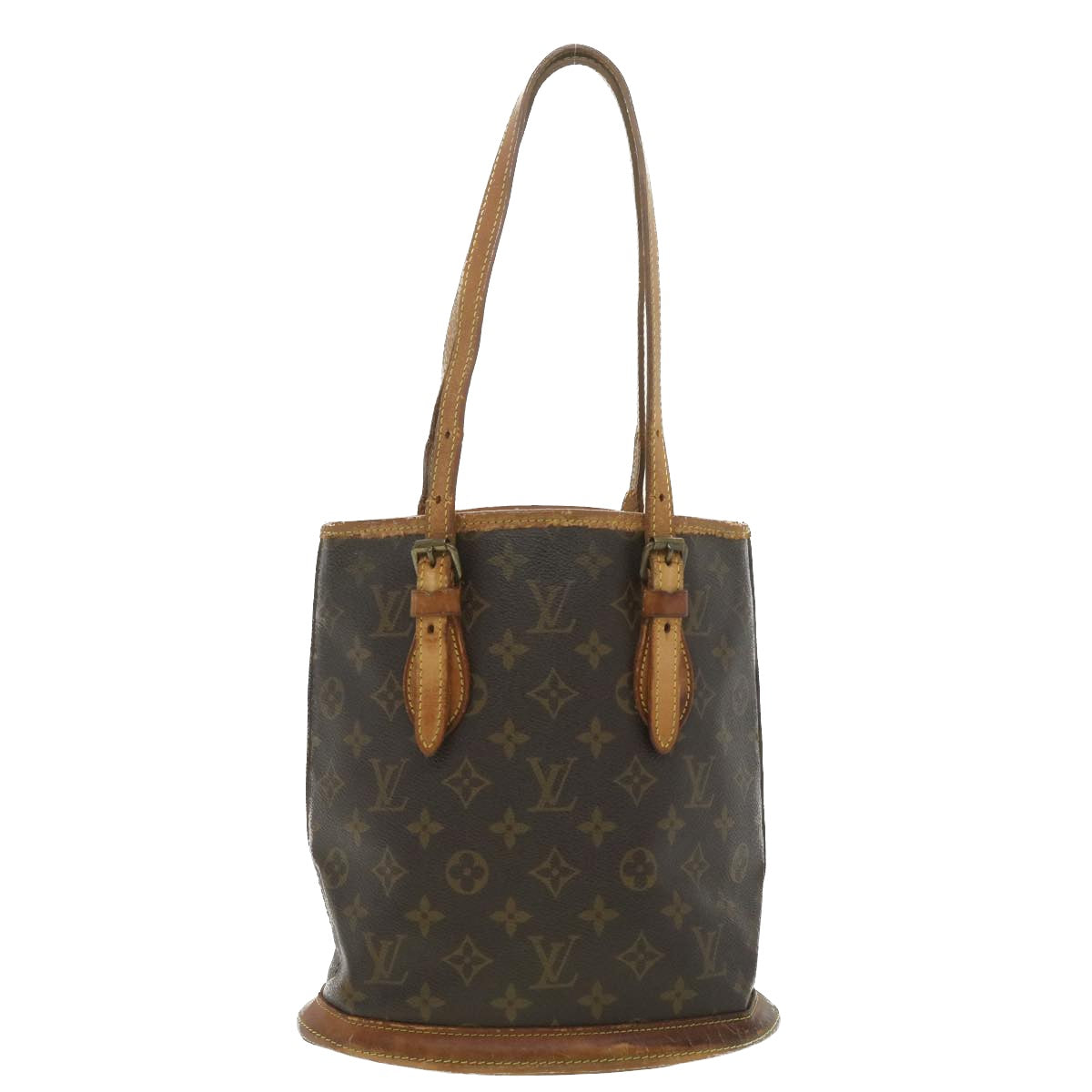 LOUIS VUITTON Monogram Bucket PM Shoulder Bag Vintage M42238 LV Auth bs4210