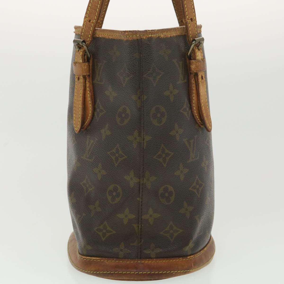 LOUIS VUITTON Monogram Bucket PM Shoulder Bag Vintage M42238 LV Auth bs4210