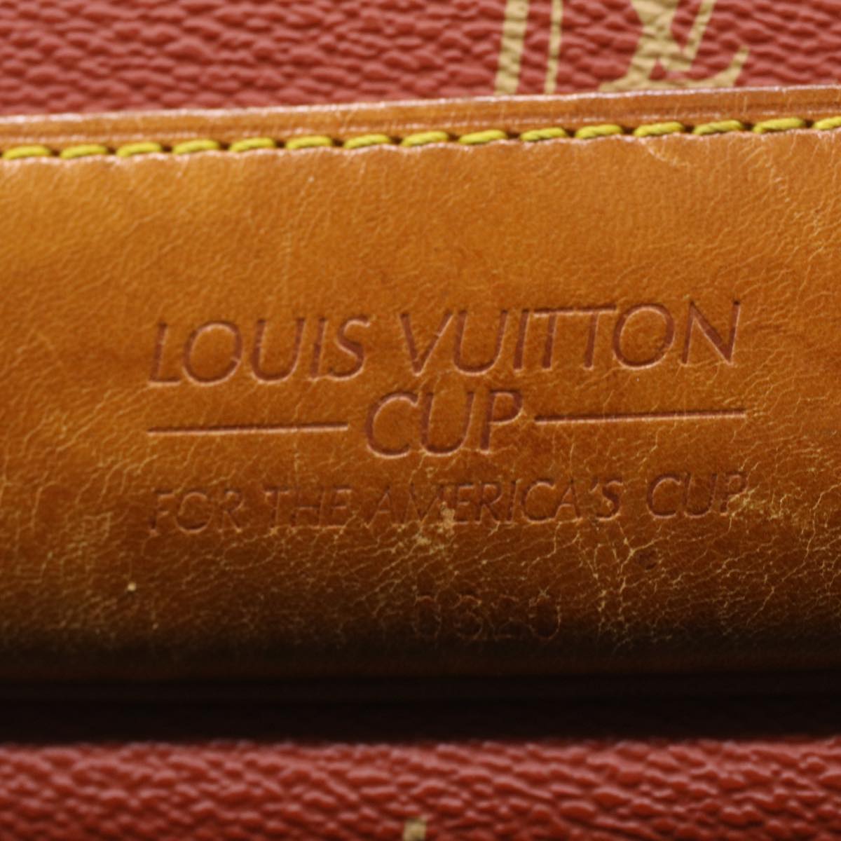 LOUIS VUITTON Cup Calvi Shoulder Bag Red Aboganie M80028 LV Auth bs4223